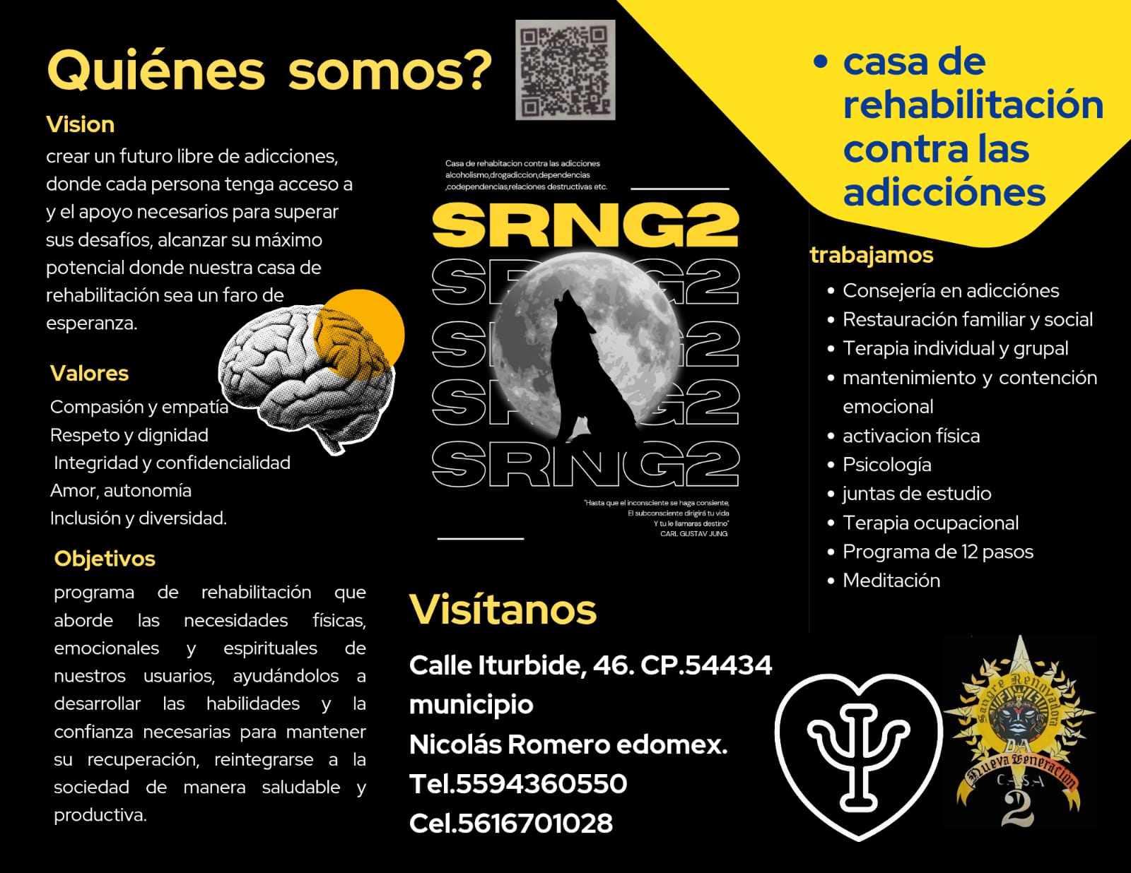 Primer plan de trabajo de Sangre Renovadora